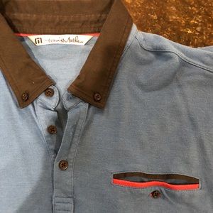 Blue Travis Mathew Polo
